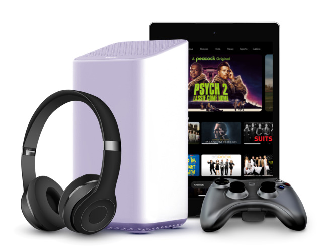 Headphones and game controller